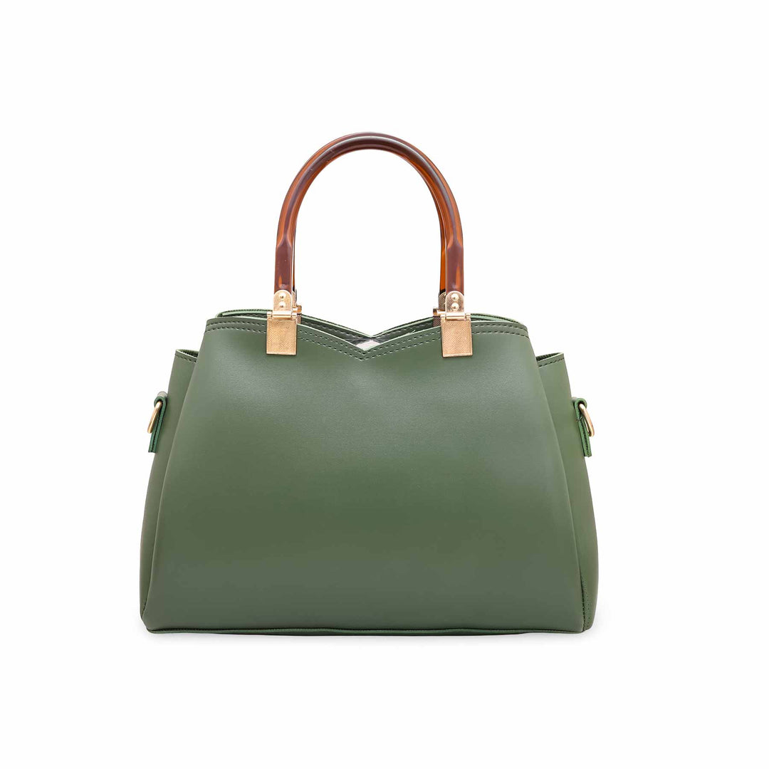 Green Formal Hand Bag P55468