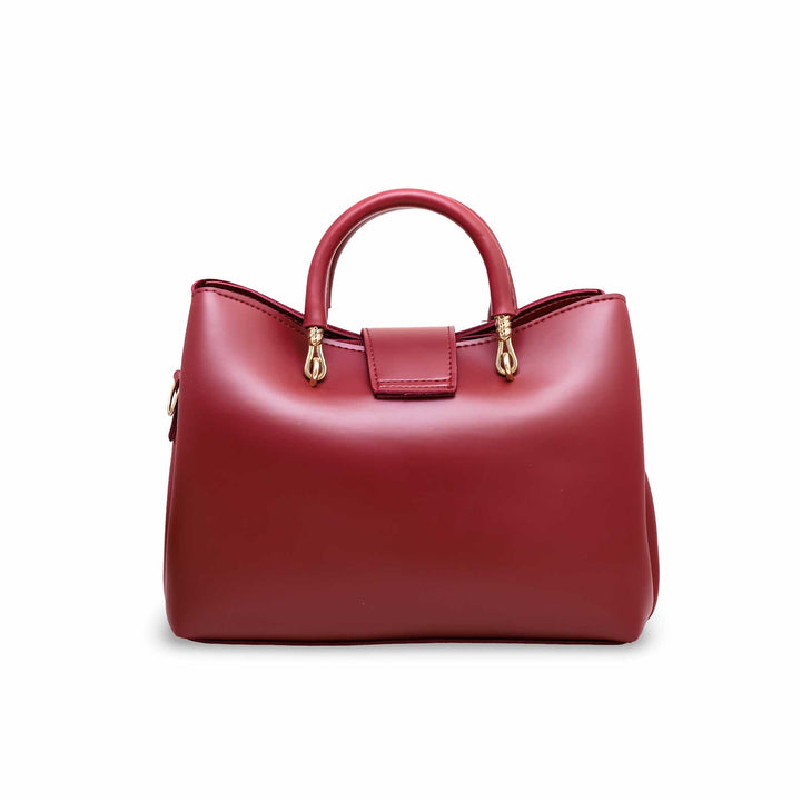 Maroon Formal Hand Bag P55474