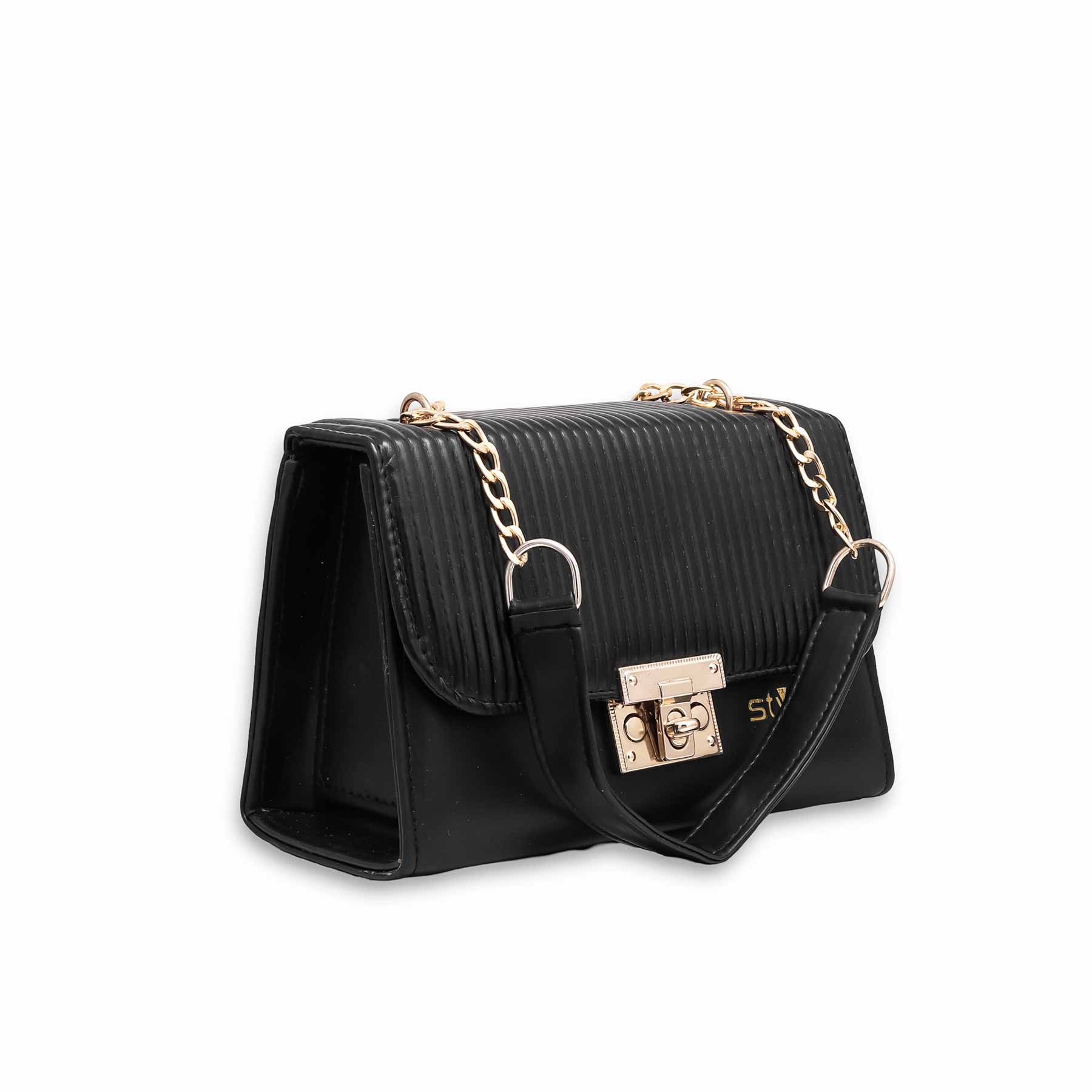 Black Casual Shoulder Bag P55481