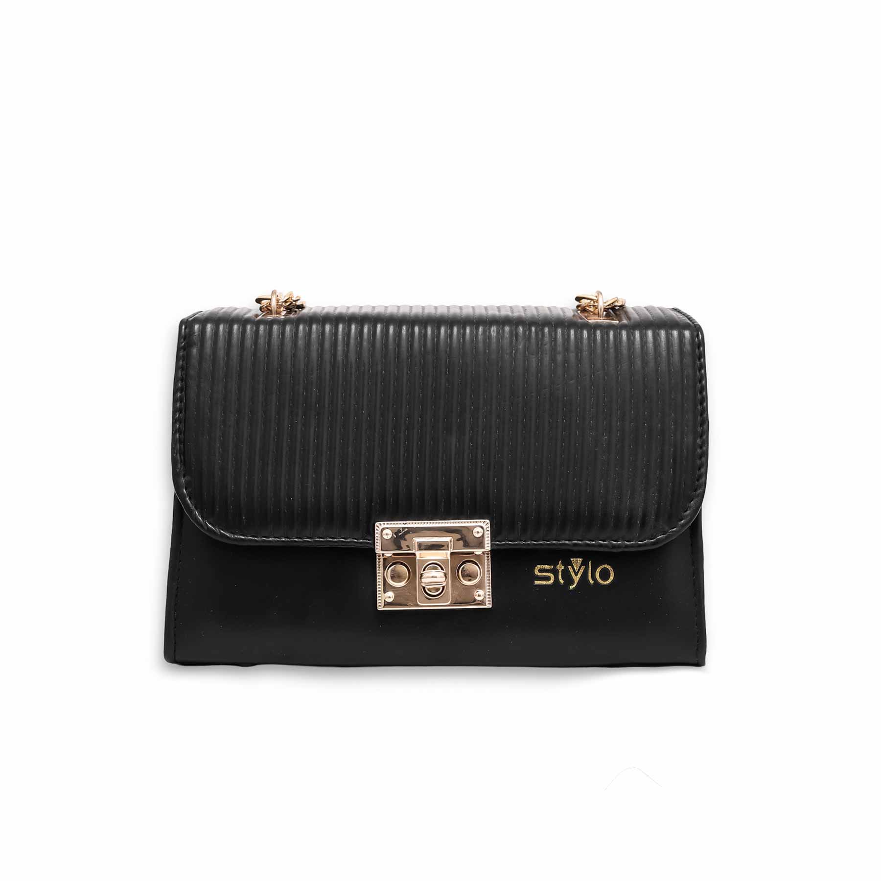 Black Casual Shoulder Bag P55481