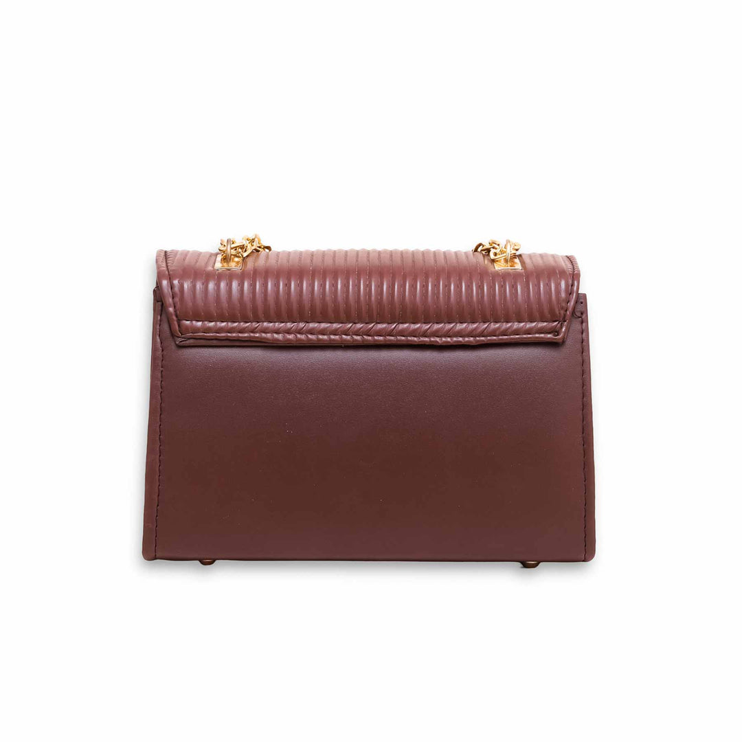 Brown Casual Shoulder Bag P55481