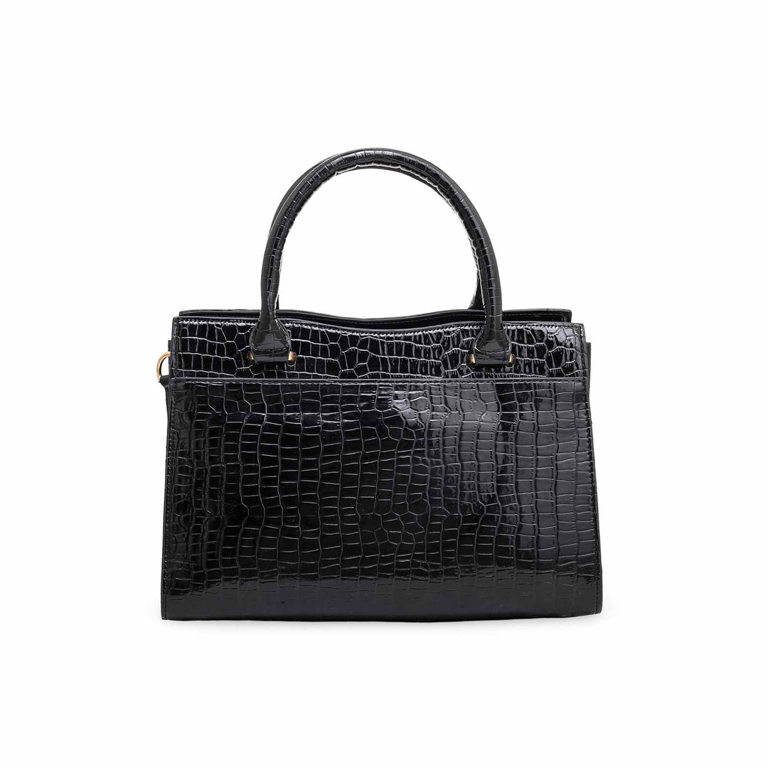 Black Formal Hand Bag P55528