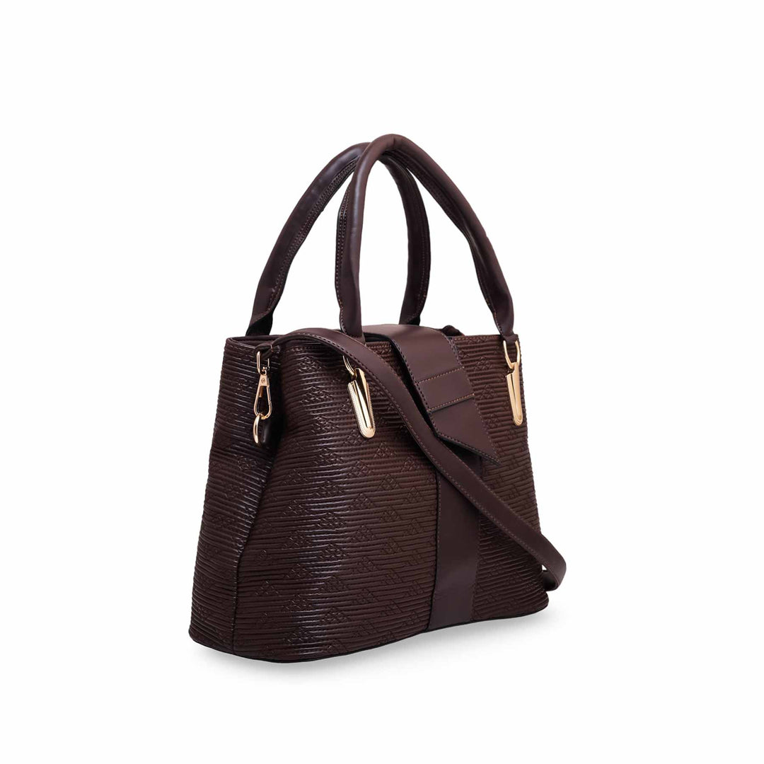 Brown Formal Hand Bag P55565