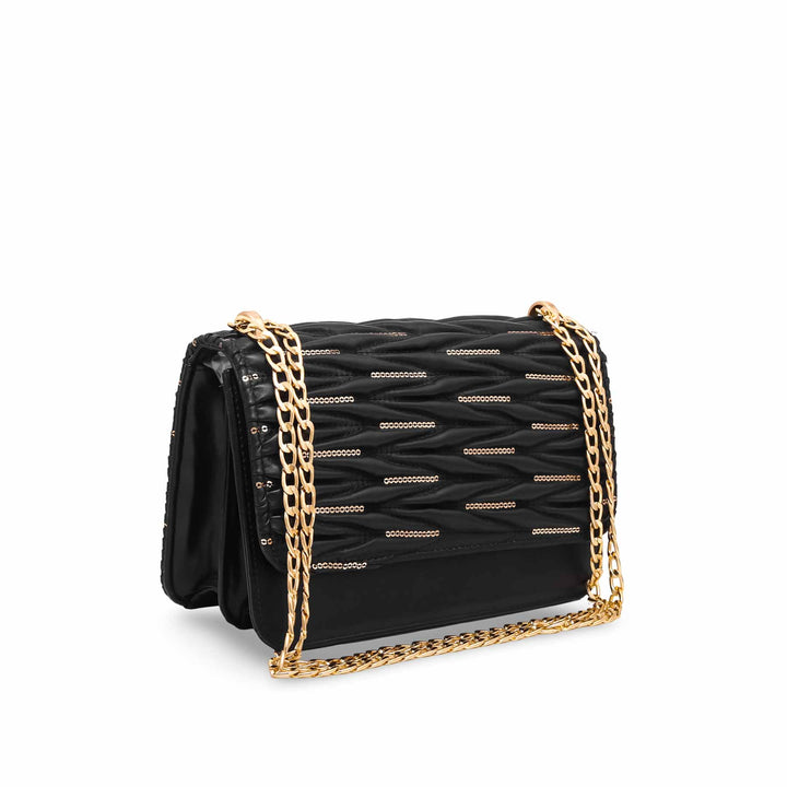 Black Formal Hand Bag P55567