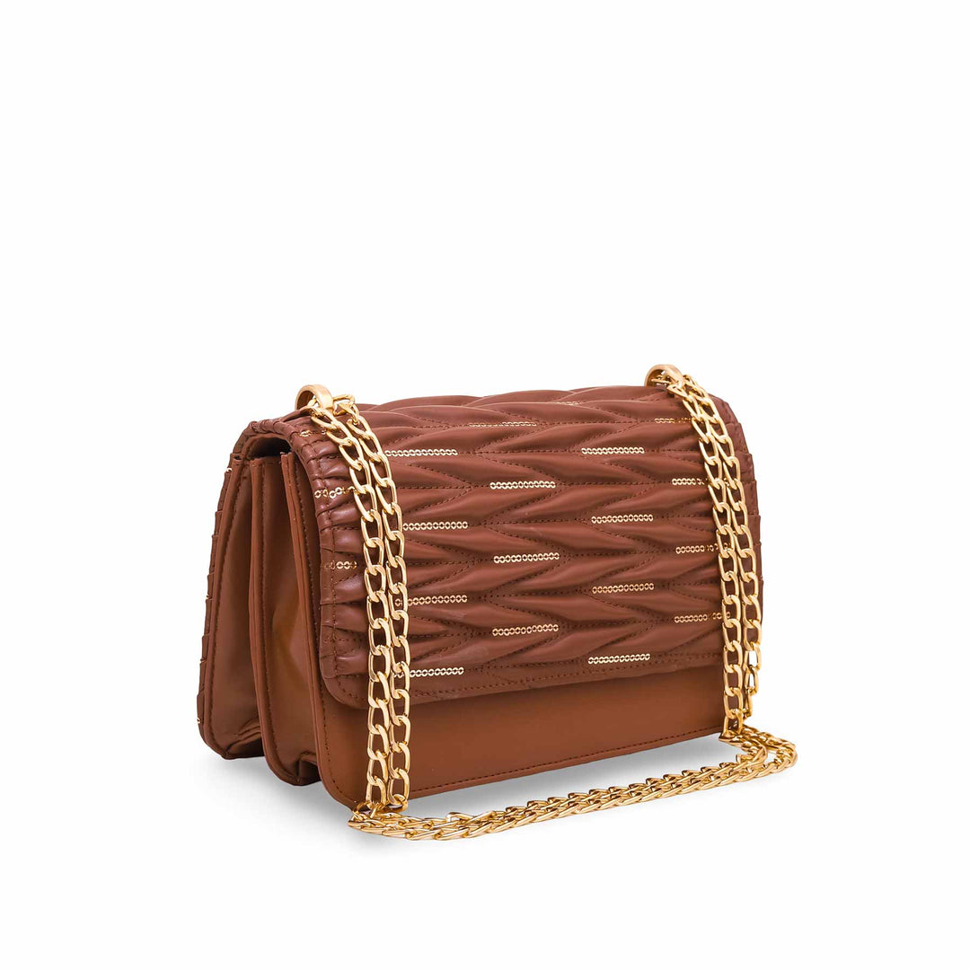 Brown Formal Hand Bag P55567