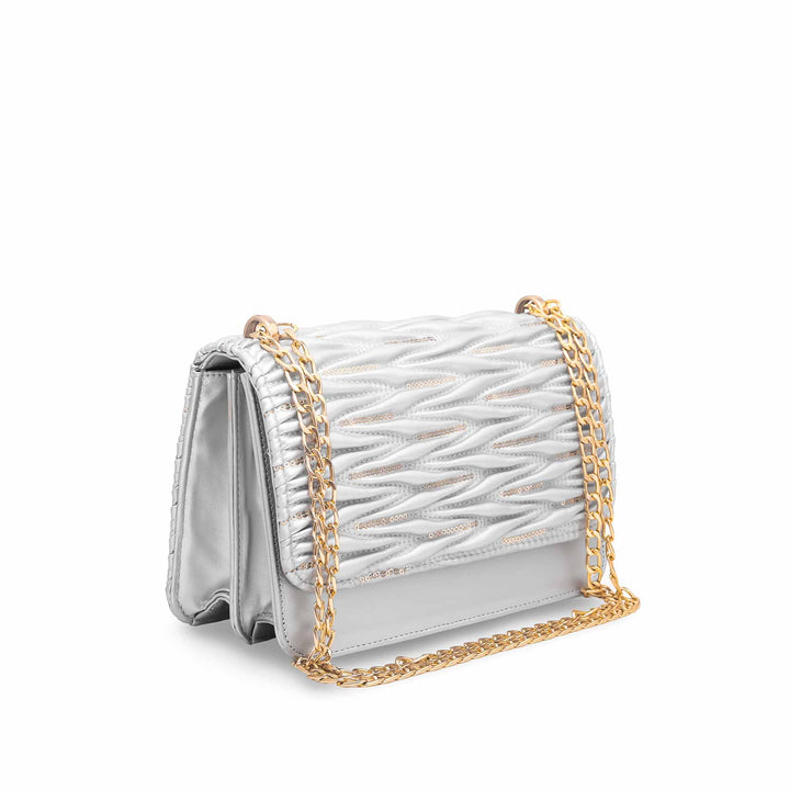 Silver Formal Hand Bag P55567