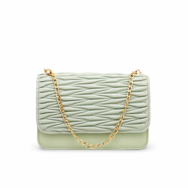 Green Formal Hand Bag P55568