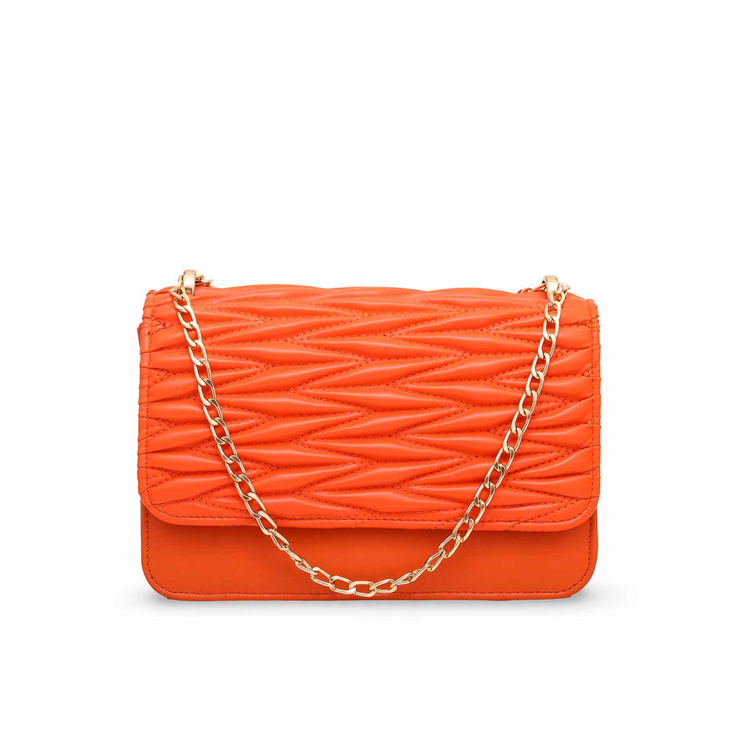 Orange Formal Hand Bag P55568