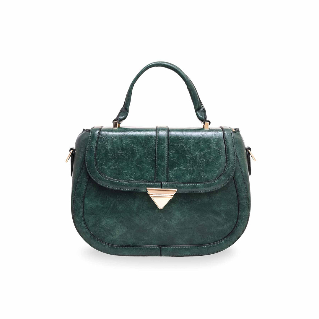 Green Formal Hand Bag P55577