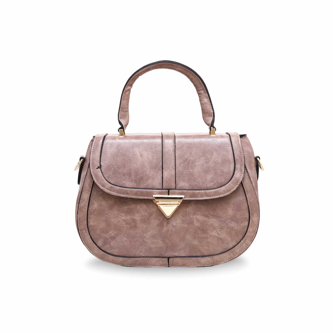 Beige Formal Hand Bag P55577