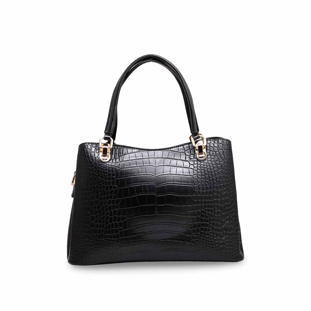 Black Formal Hand Bag P55578