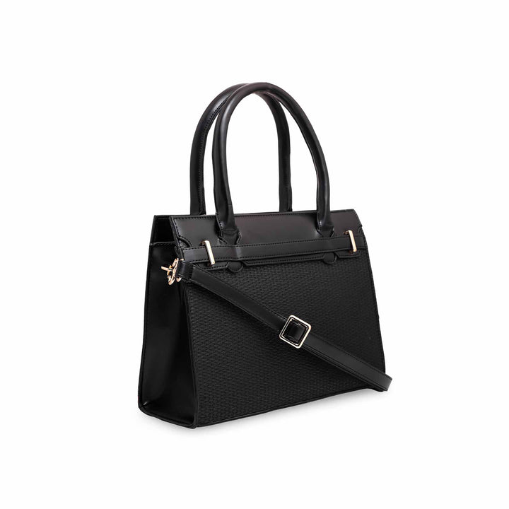 Black Formal Hand Bag P55580