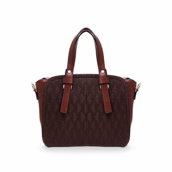 Brown Formal Hand Bag P55587