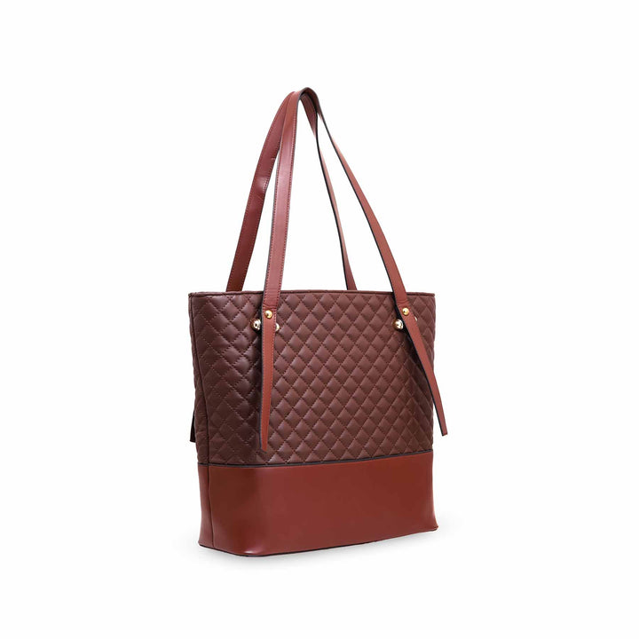 Brown Formal Shoulder Bag P55589