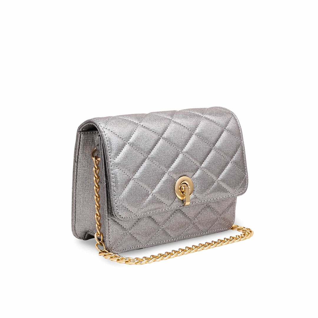 Grey Fancy Shoulder Bag P55616