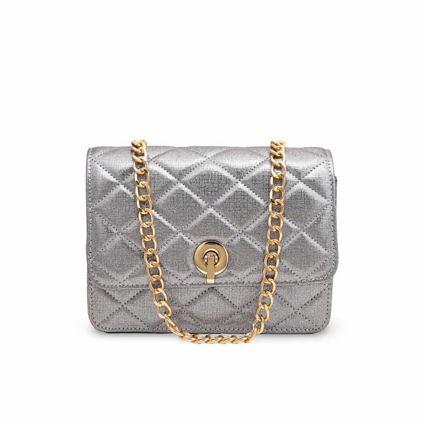 Grey Fancy Shoulder Bag P55616