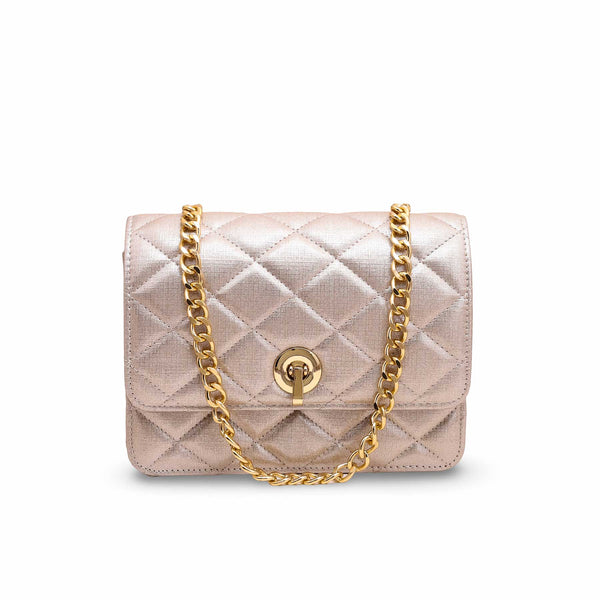 Golden Fancy Shoulder Bag P55616