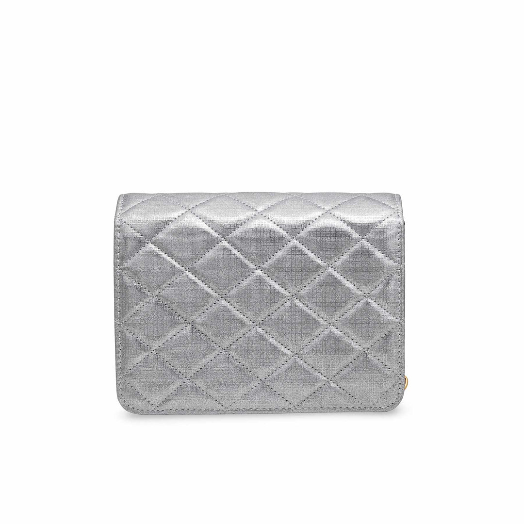 Silver Fancy Shoulder Bag P55616
