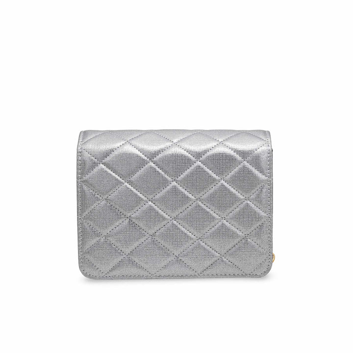 Silver Fancy Shoulder Bag P55616