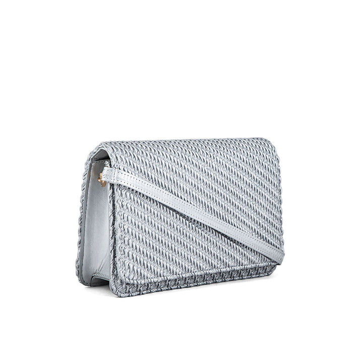 Silver Fancy Shoulder Bag P55617