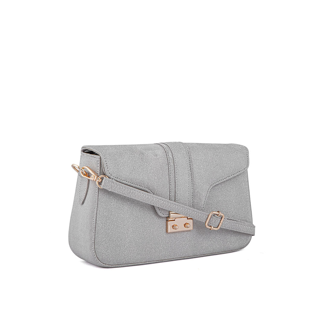 Golden Fancy Shoulder Bag For Ladies P55618