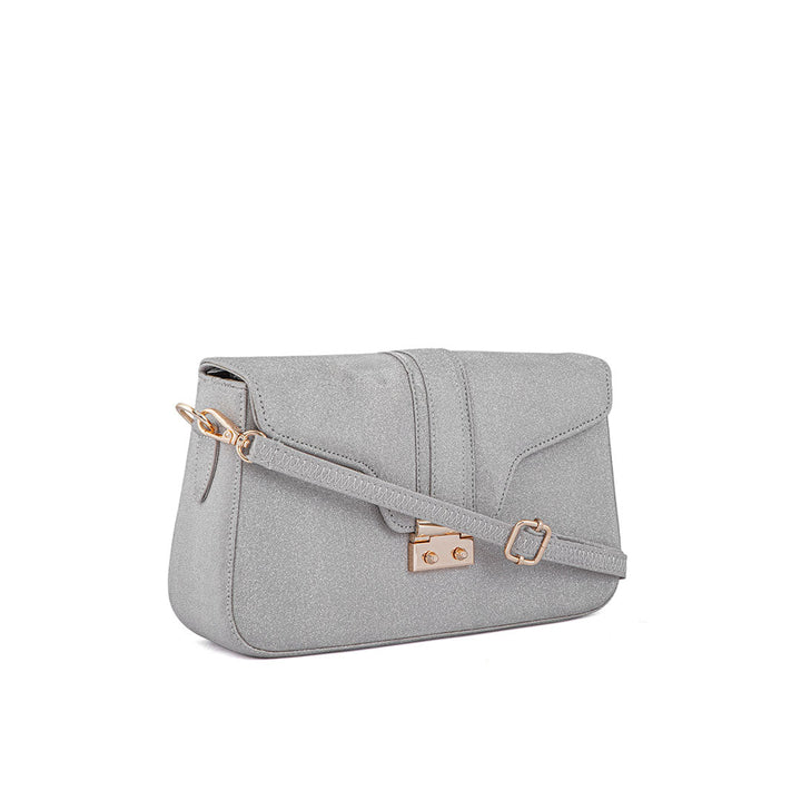 Golden Fancy Shoulder Bag For Ladies P55618