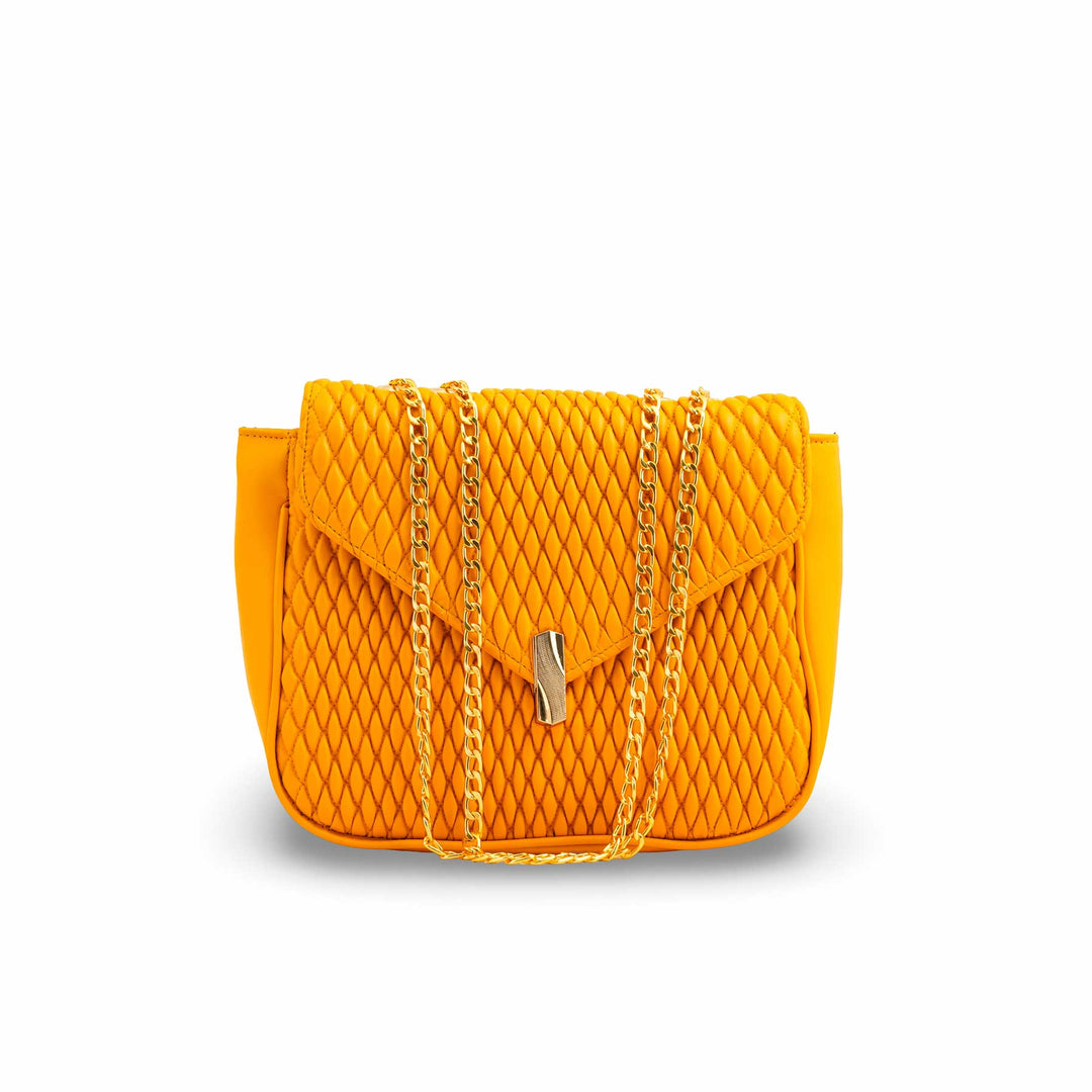 Mustard Formal Shoulder Bag P55623