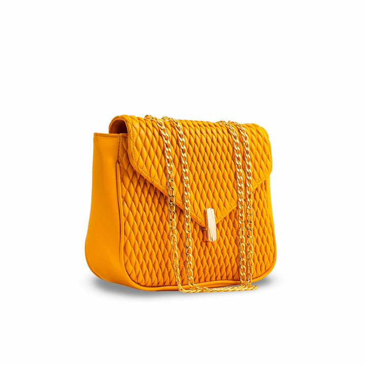 Mustard Formal Shoulder Bag P55623