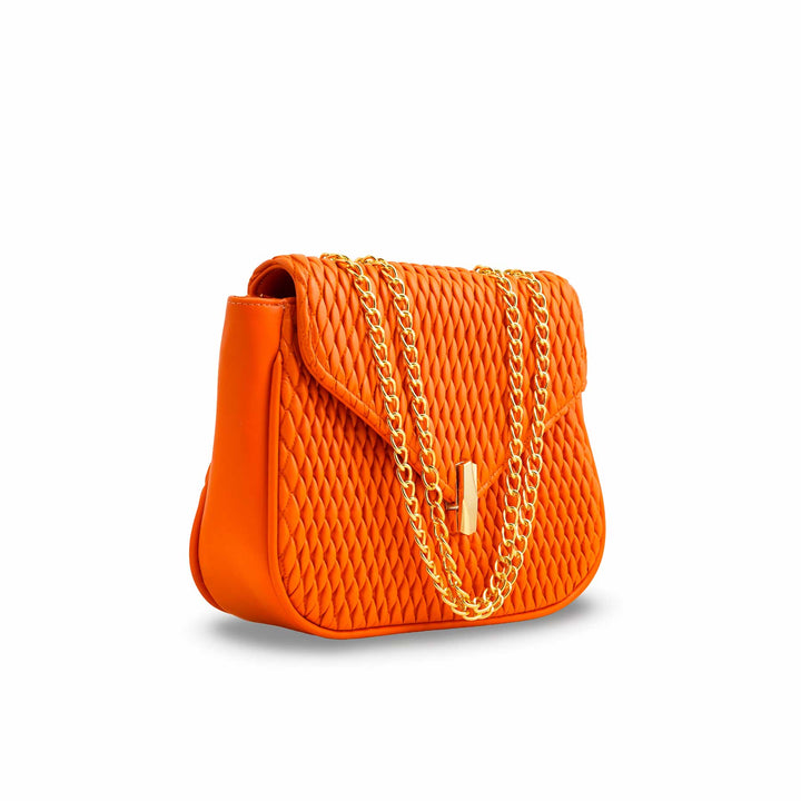 Orange Formal Shoulder Bag P55623