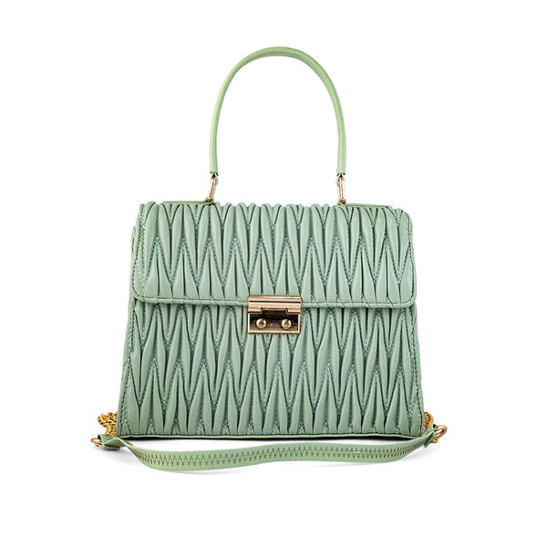 Green Formal Hand Bag P55629