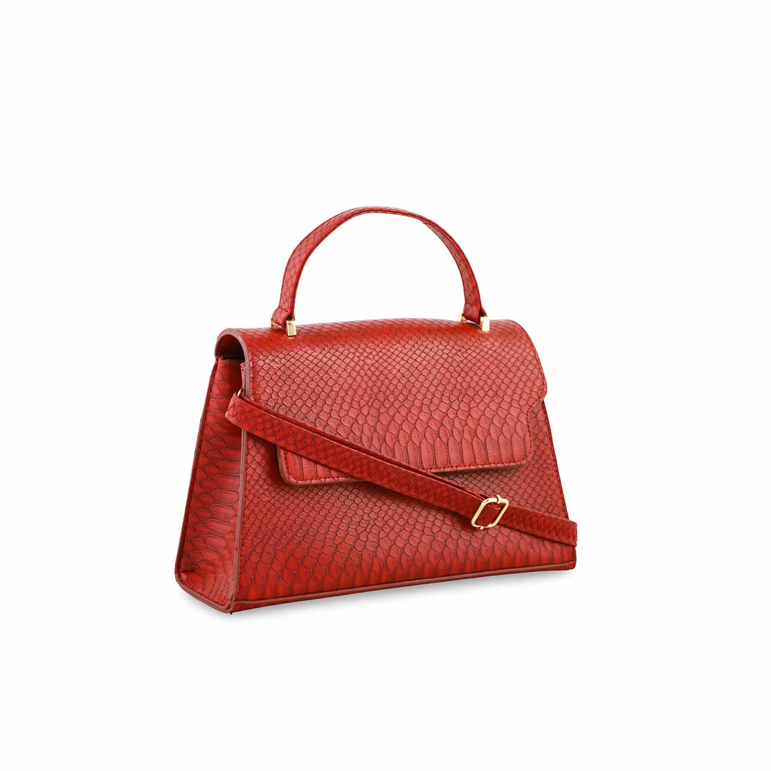 Red Casual Shoulder Bag For Women P55632
