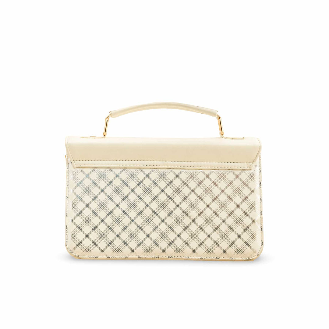 White Formal Shoulder Bag P55643