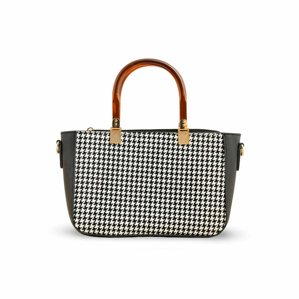 Black Formal Hand Bag P55647