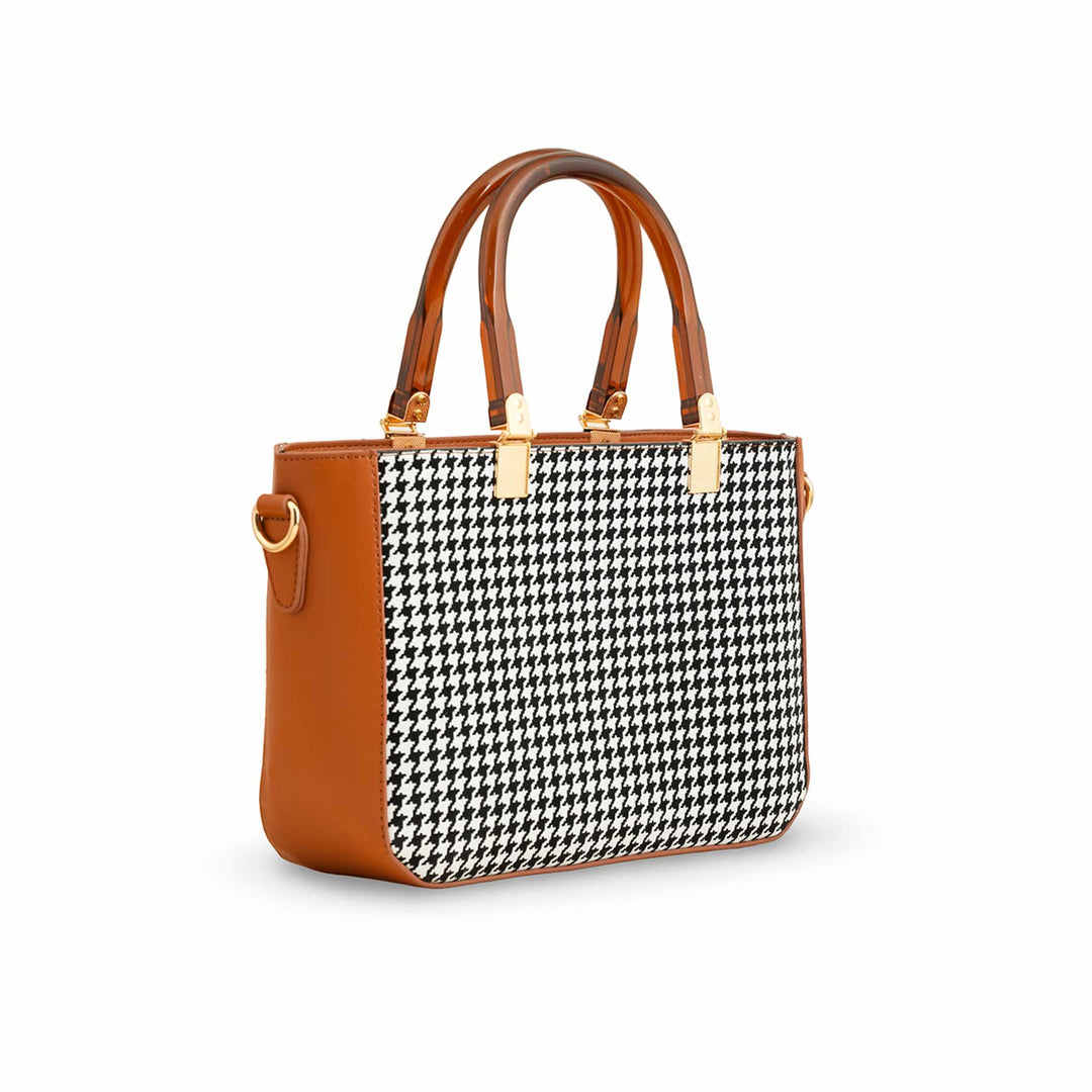 Mustard Formal Hand Bag For Women P55647