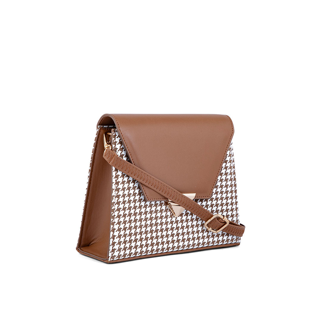 Brown Formal Shoulder Bag P55648