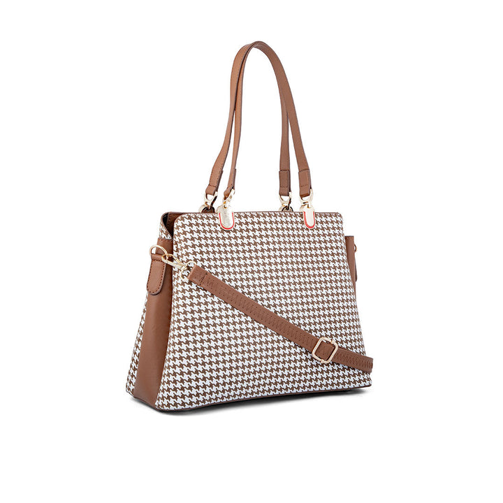 Brown Formal Hand Bag P55651