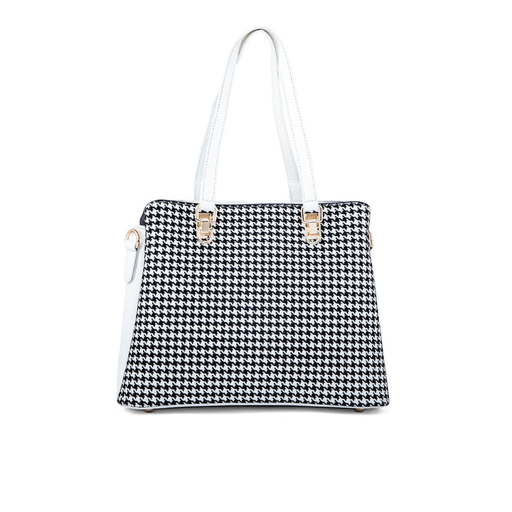 White Formal Hand Bag P55651