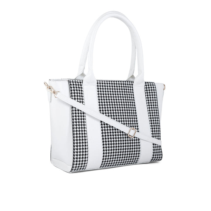 White Formal Hand Bag P55653