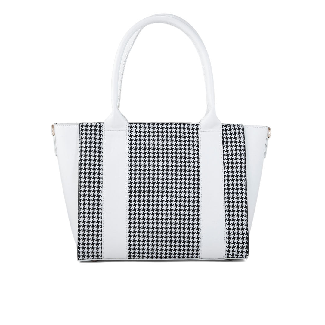 White Formal Hand Bag P55653