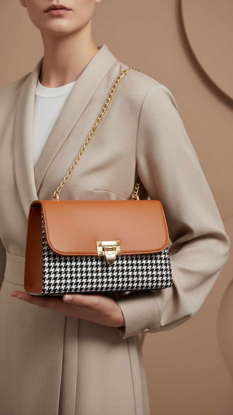 Mustard Formal Shoulder Bag P55656