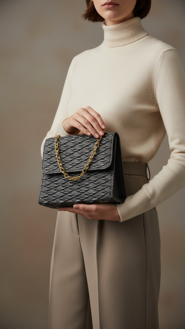 Blue Casual Shoulder Bag P55658