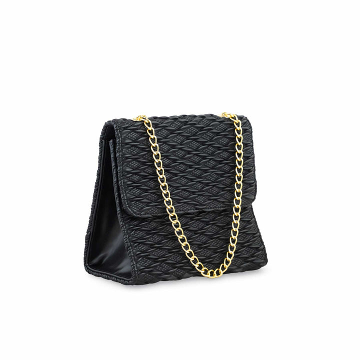 Black Casual Shoulder Bag For Women P55658