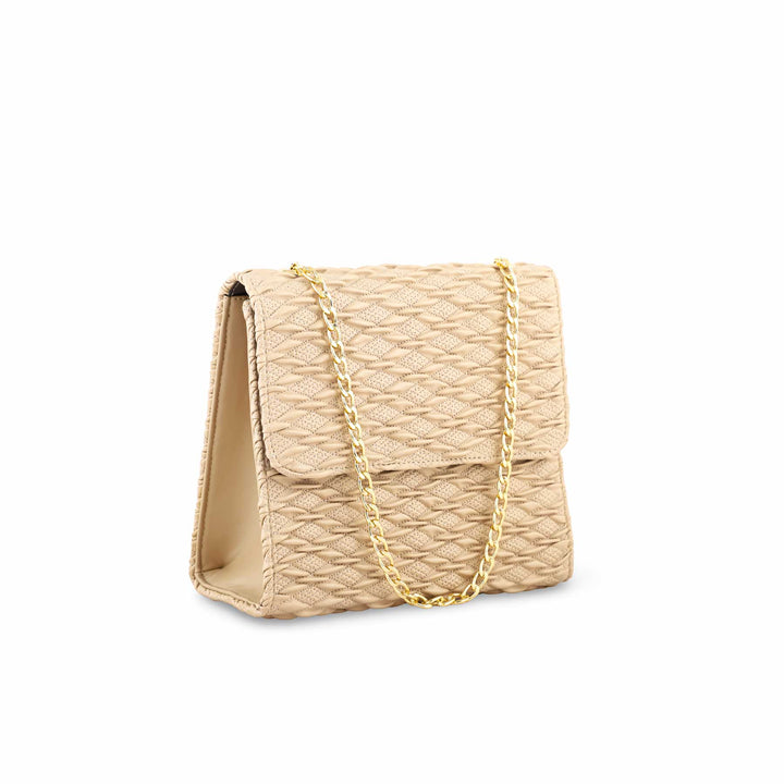 Beige Casual Shoulder Bag For Women P55658