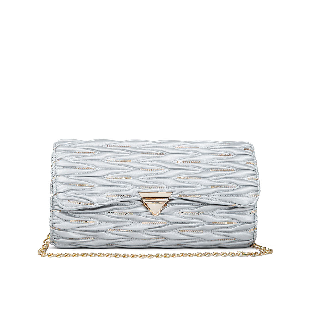 Silver Casual Shoulder Bag P55659