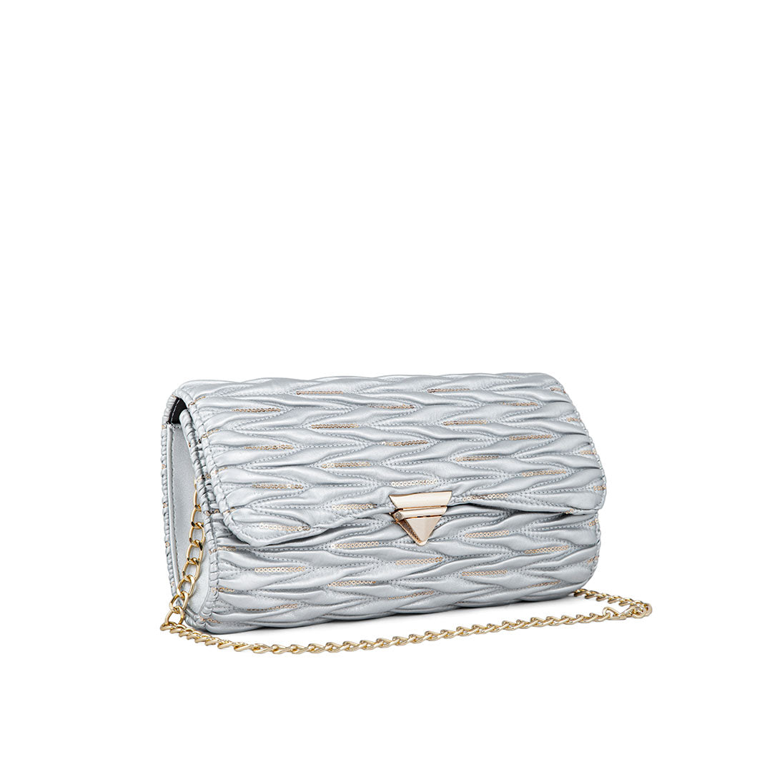 Silver Casual Shoulder Bag P55659