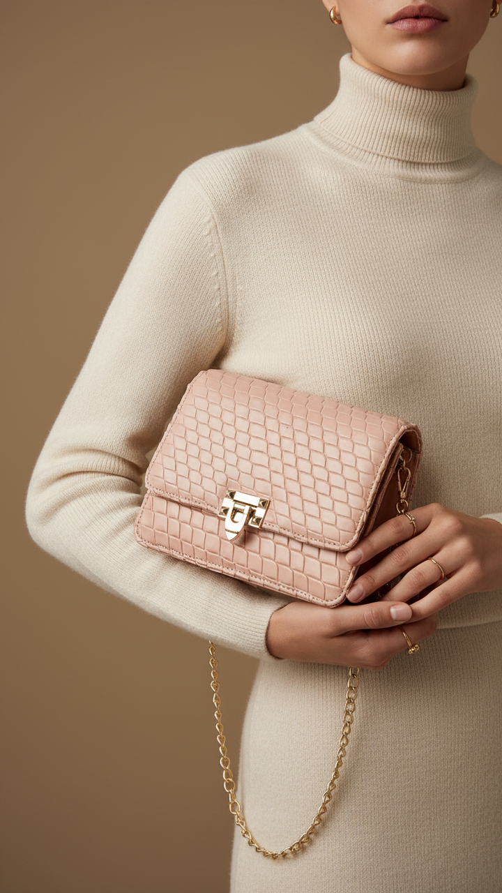 Pink Casual Shoulder Bag P55660