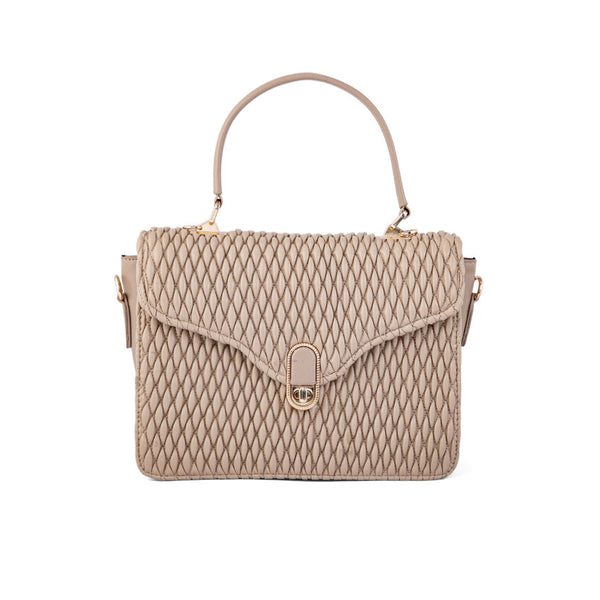 Beige Casual Shoulder Bag For Women P55661