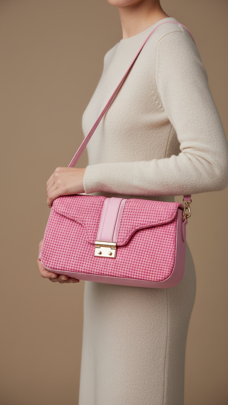 Pink Casual Shoulder Bag P55662