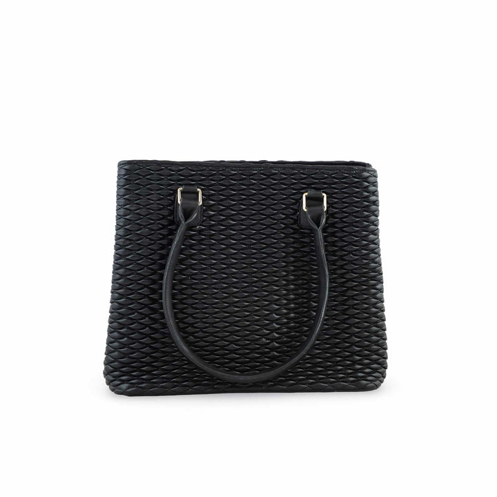 Black Formal Hand Bag P55664