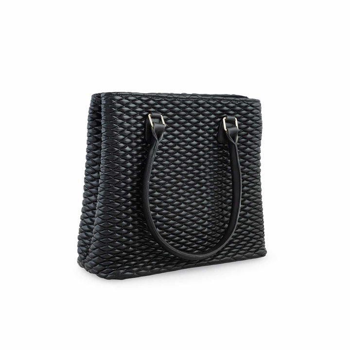 Black Formal Hand Bag P55664